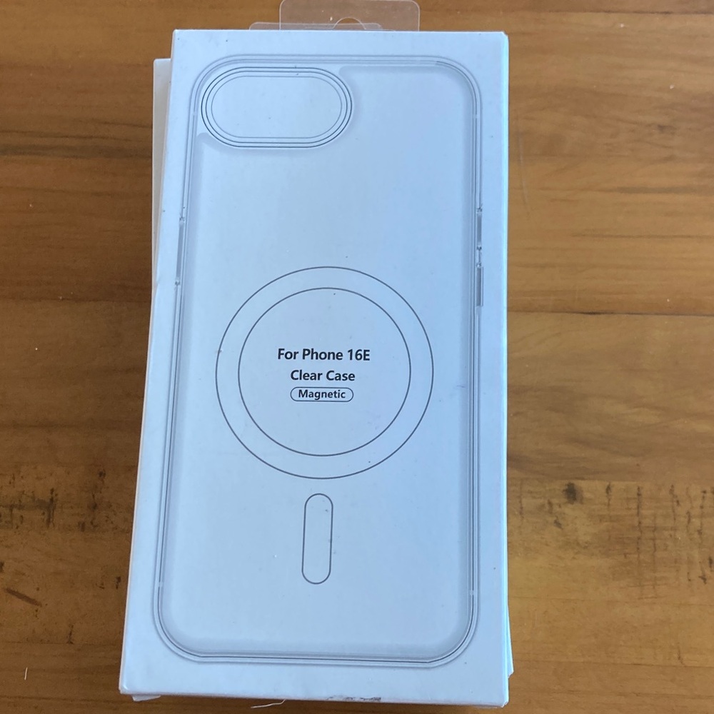 Magnetic Clear Case for Phone 16E